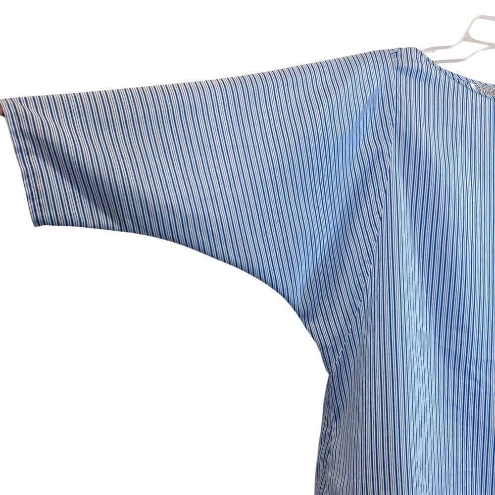 Andre Christian Paris Blue Top Blouse Womens Preppy Lightweight Retro Size M - Picture 2 of 6